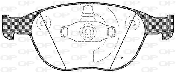 Comprar Pastillas de freno delanteras de disco Ford Connect  PU2 a bajo precio