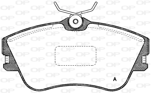 Pastillas de freno delanteras para Volkswagen Transporter  (70B, 70C, 7DB, 7DK, 70J, 70K, 7DC, 7DJ)