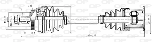 DRS650200 Open Parts