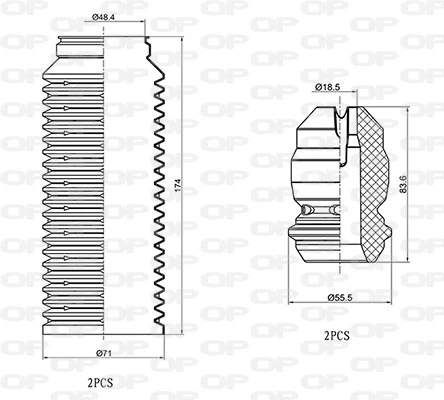 DCK508204 Open Parts