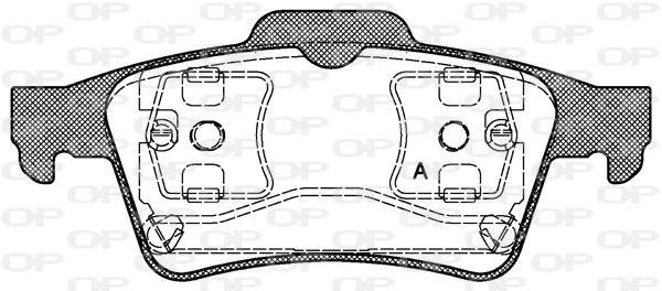 Pastillas de freno traseras DP68032 Brembo