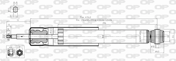 Amortiguadores posteriores Smart FORTWO  (2007-2026)