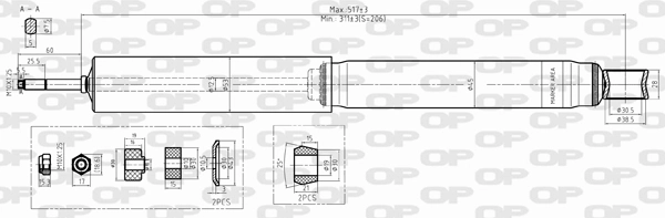 Amortiguadores traseros Land Cruiser  SUV (1996-2002) original desde 42,80 €