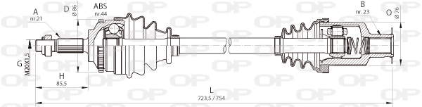 DRS636400 Open Parts