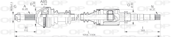 DRS613800 Open Parts