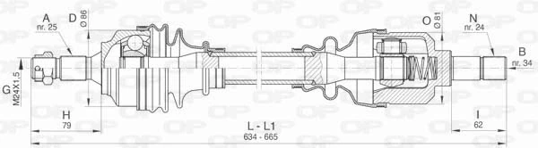 DRS643500 Open Parts