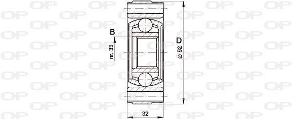 CVJ540120 Open Parts