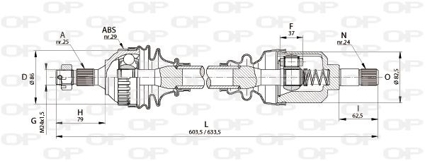 DRS617800 Open Parts