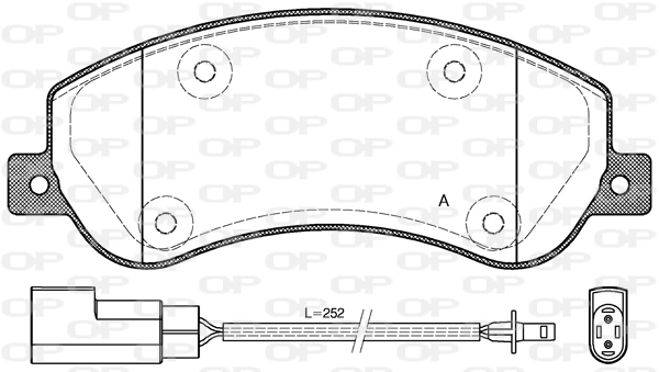 Pastillas de freno para Ford Connect TC7