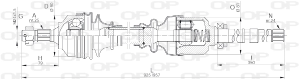 DRS624800 Open Parts