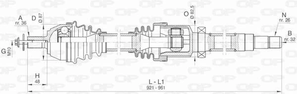 DRS642800 Open Parts