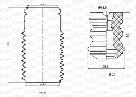 DCK502904 Open Parts