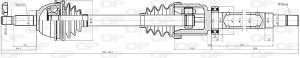 DRS641200 Open Parts