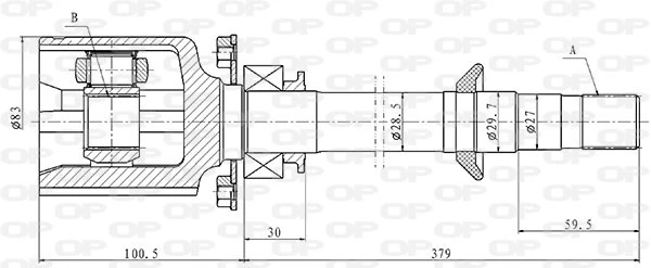 CVJ584920 Open Parts