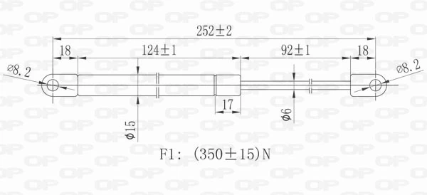 Muelle neumático de capó de motor 3 sedán (1982-1992) original desde 15,25 €