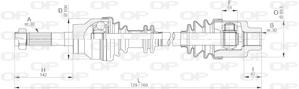 DRS619000 Open Parts