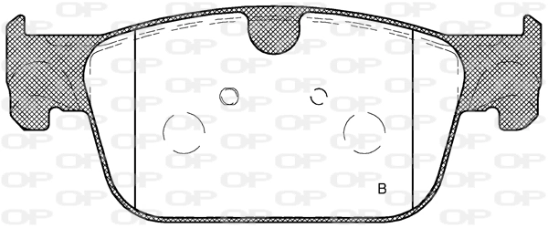 BPA169210 Open Parts Pastillas delanteras