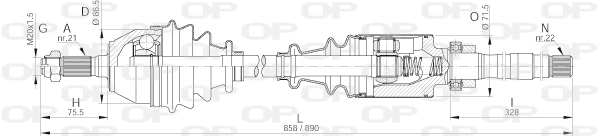 DRS614600 Open Parts
