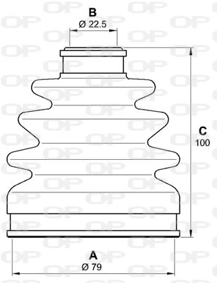 Fuelle, árbol de transmisión delantero exterior Subaru Forester 1 S10, SF