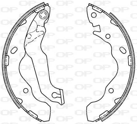 Zapatas de freno traseras KIA Cerato  (2012-2019)