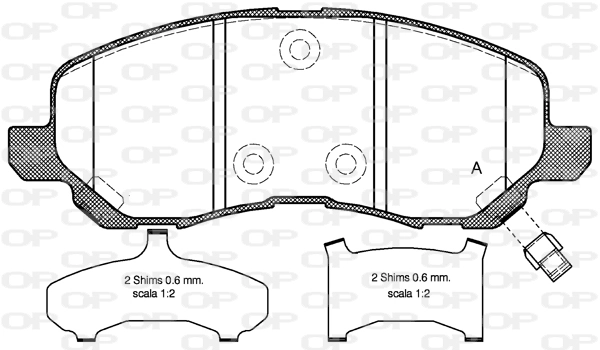 Pastillas de freno delanteras Mitsubishi Galant 8 EA