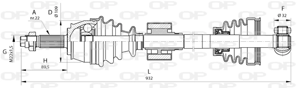 DRS638000 Open Parts