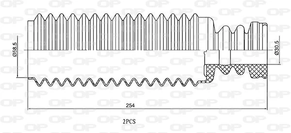 Topes de suspensión & guardapolvo amortiguador Nissan X-Trail  (T30)