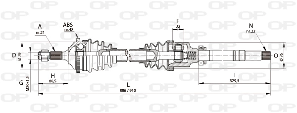 DRS615000 Open Parts