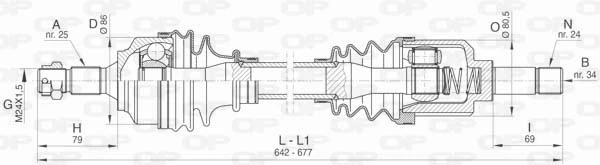 DRS645400 Open Parts