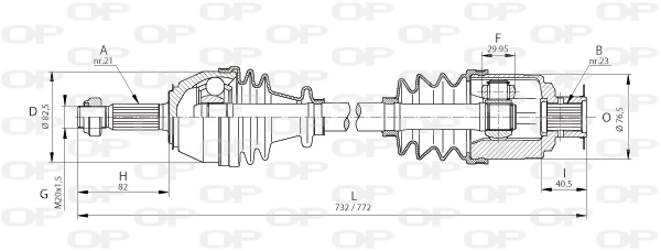DRS602100 Open Parts