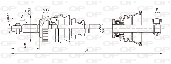 DRS635000 Open Parts