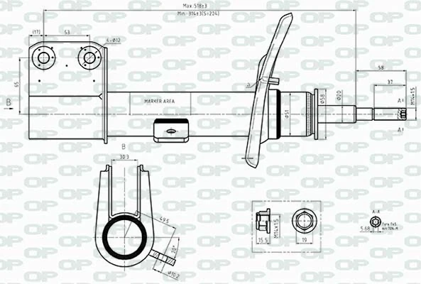 SAB850631 Open Parts