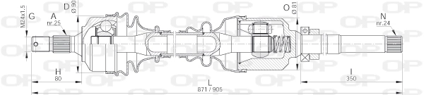 DRS624700 Open Parts