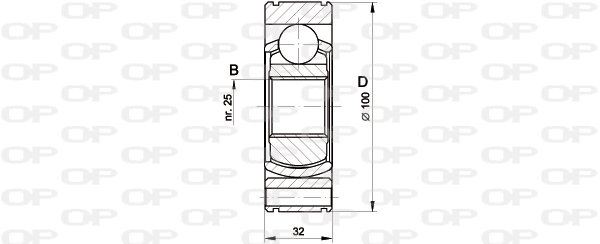 CVJ541920 Open Parts