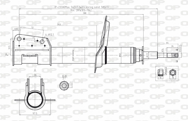SAB812431 Open Parts