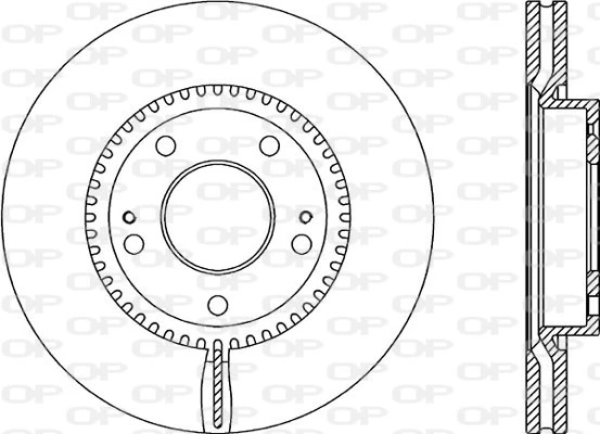 Disco de freno para KIA Cerato LD