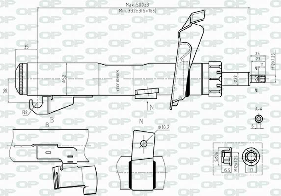 SAB851231 Open Parts
