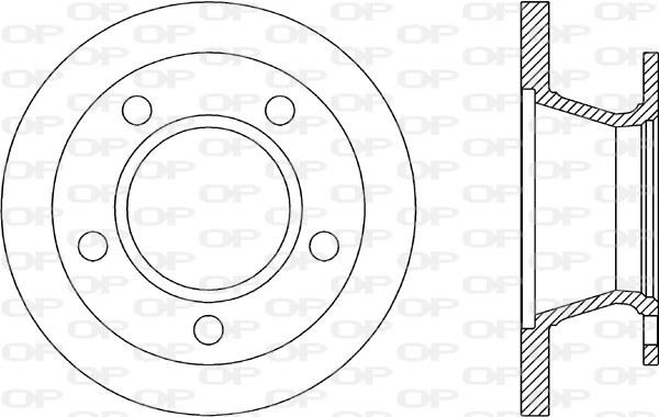 Disco de freno Mercedes 100  (631)