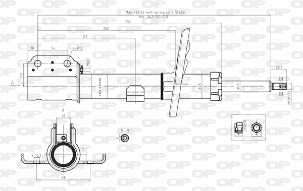 SAB809031 Open Parts