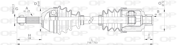 DRS607100 Open Parts