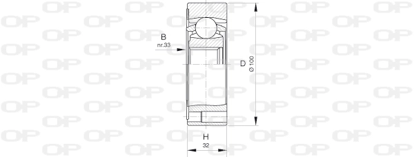 CVJ541120 Open Parts