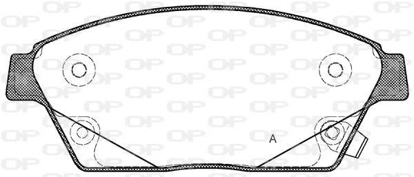 Pastillas de freno delanteras Opel Zafira P12