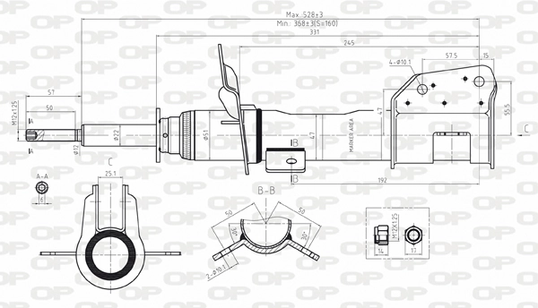 SAB805031 Open Parts