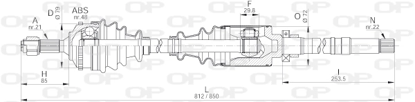 DRS622300 Open Parts