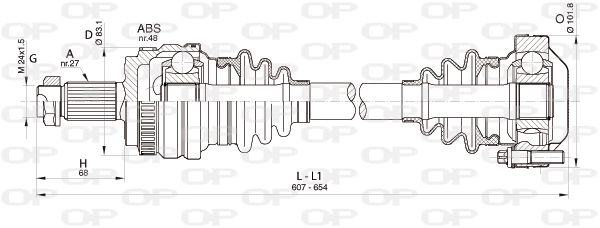 DRS635600 Open Parts
