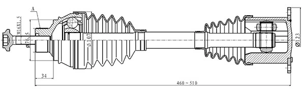 DRS650400 Open Parts
