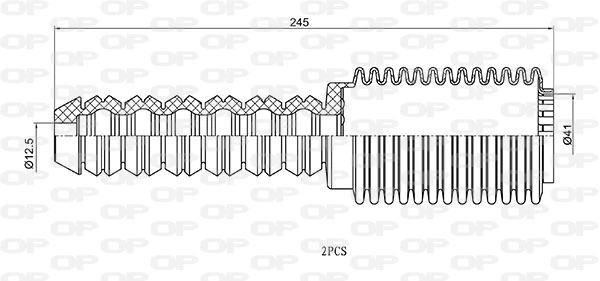 DCK511602 Open Parts