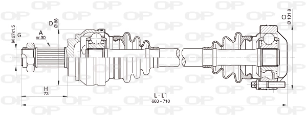 DRS634800 Open Parts