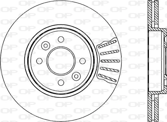 Disco de freno para Renault Megane EM0, EM1