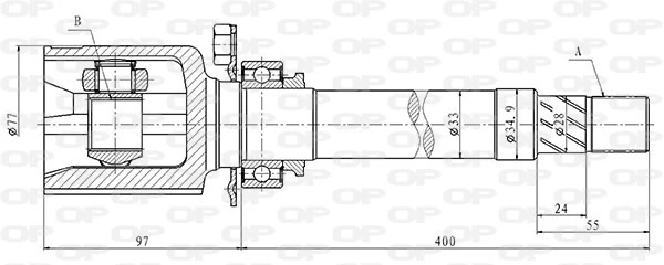 CVJ585220 Open Parts